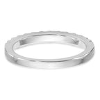 14k White Gold Diamond Wedding Band