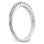 14k White Gold Diamond Wedding Band