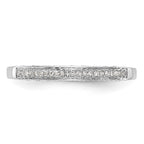 14K White Gold Complete Diamond Cluster Engagement Ring