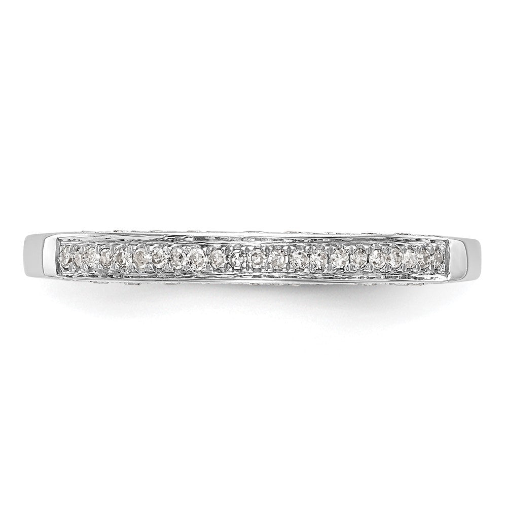 14K White Gold Complete Diamond Cluster Engagement Ring