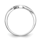 14k White Gold 1/5 carat Lab Grown Diamond VS/SI Complete Wedding Band