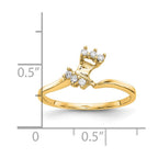 14k Yellow Gold Diamond Wedding Band
