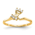 14k Yellow Gold Diamond Wedding Band