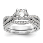 14kw Lab Grown Diamond VS/SI+ G+ Round S/M By-Pass Eng Ring