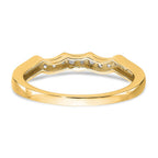 14k Yellow Gold Diamond Wedding Band