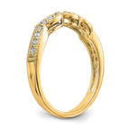 14k Yellow Gold Diamond Wedding Band