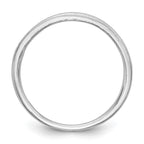 14k White Gold Diamond Wedding Band