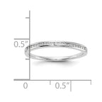 14k White Gold Diamond Wedding Band