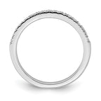 True Origin 14K White Gold 1/5 carat Lab Grown Diamond VS+ F+ Complete Wedding Band