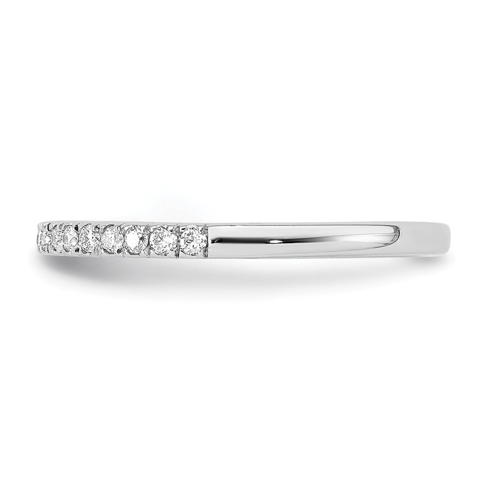 True Origin 14K White Gold 1/5 carat Lab Grown Diamond VS+ F+ Complete Wedding Band