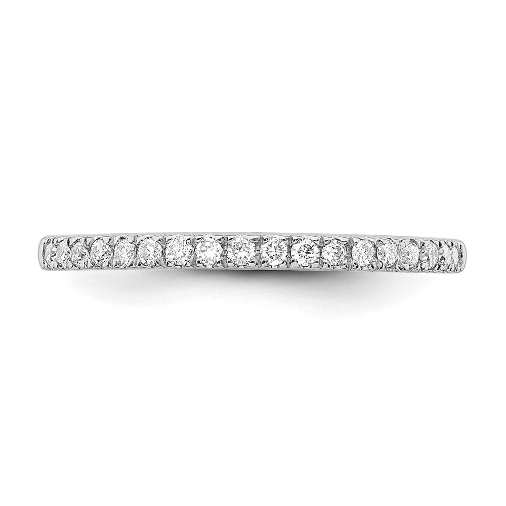 True Origin 14K White Gold 1/5 carat Lab Grown Diamond VS+ F+ Complete Wedding Band