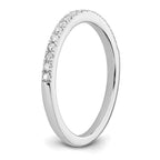 True Origin 14K White Gold 1/5 carat Lab Grown Diamond VS+ F+ Complete Wedding Band