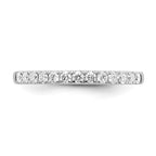 True Origin 14K White Gold 1/3 carat Lab Grown Diamond VS+ F+ Complete Wedding Band