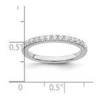 True Origin 14K White Gold 1/3 carat Lab Grown Diamond VS+ F+ Complete Wedding Band