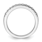 14k White Gold 1/2 carat Diamond Complete Wedding Band