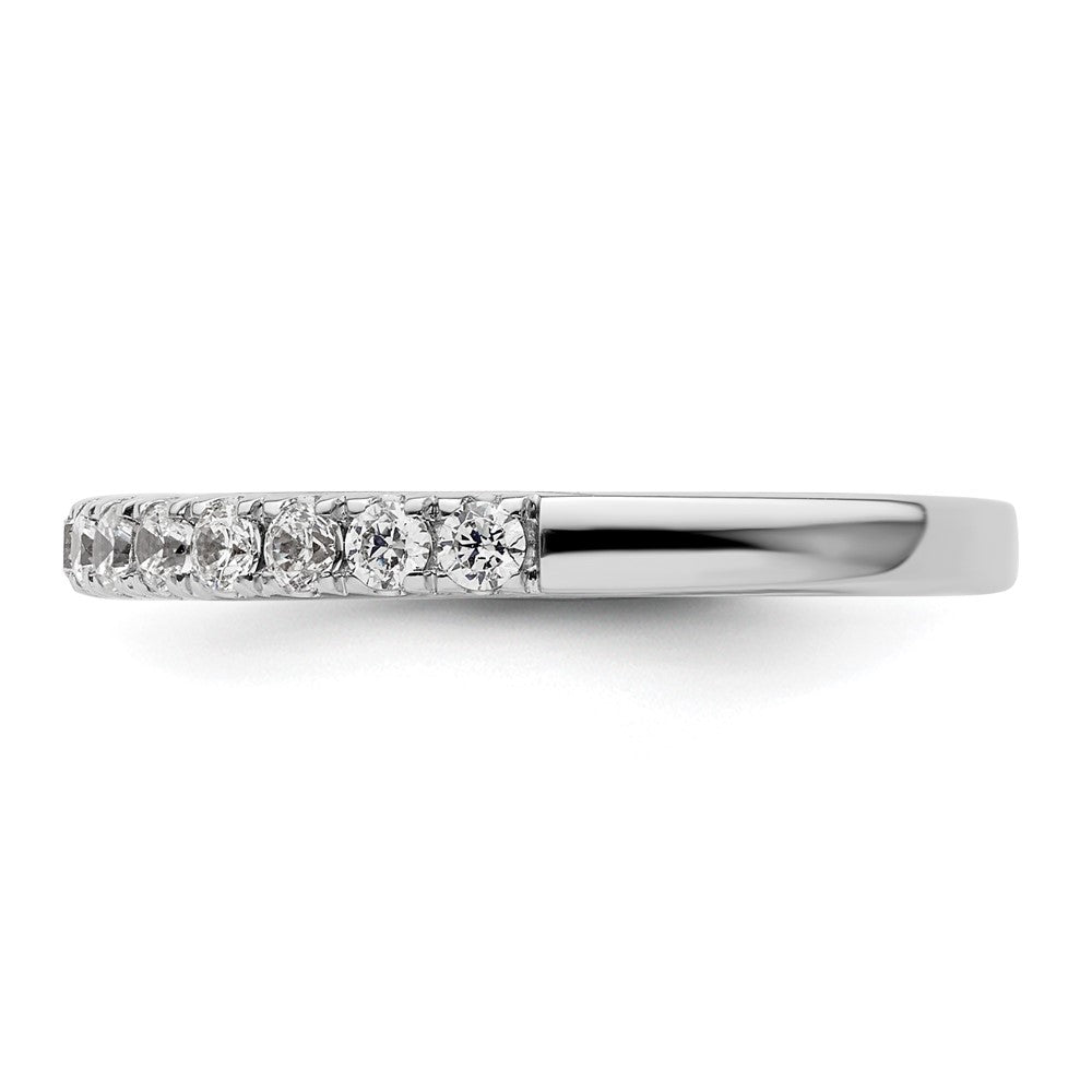 14k White Gold 1/2 carat Diamond Complete Wedding Band