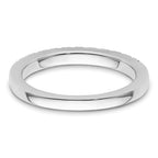 14k White Gold 1/2 carat Diamond Complete Wedding Band