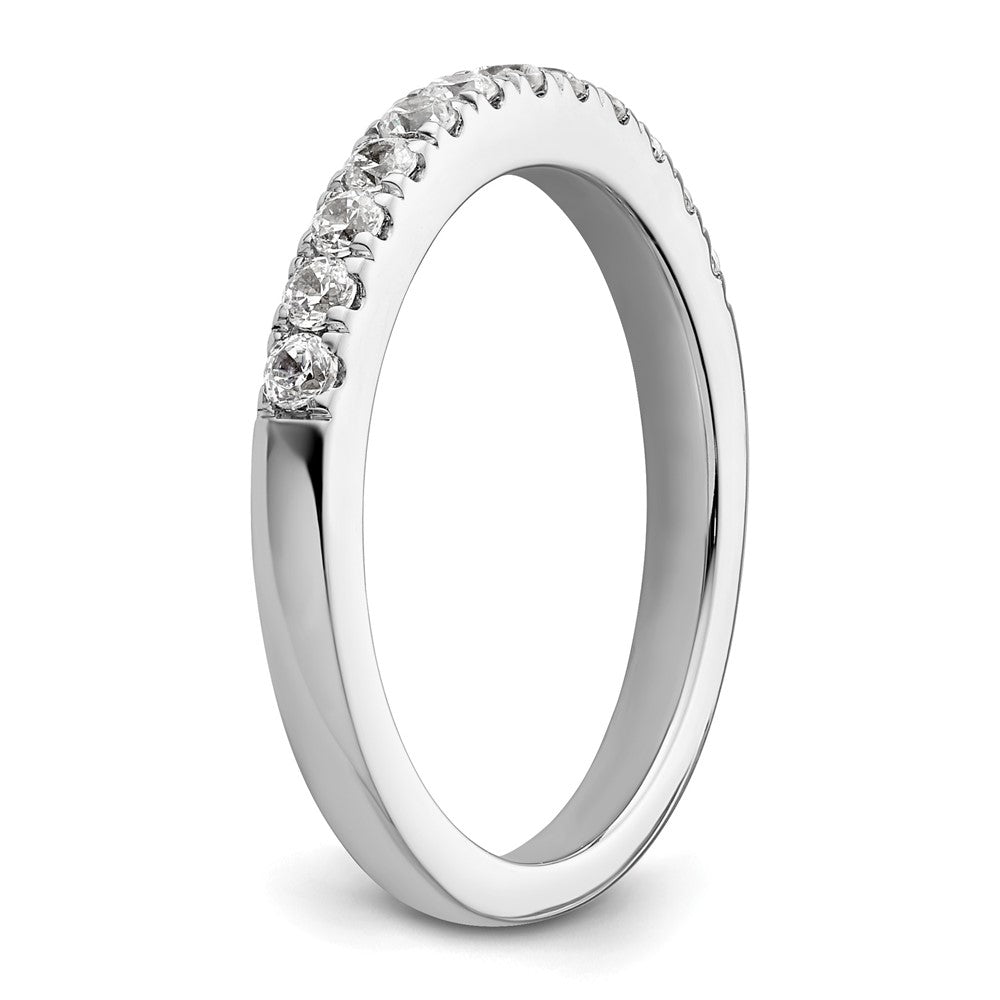 14k White Gold 1/2 carat Diamond Complete Wedding Band