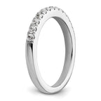 14k White Gold 1/2 carat Diamond Complete Wedding Band