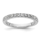 14k White Gold 1/2 carat Diamond Complete Wedding Band