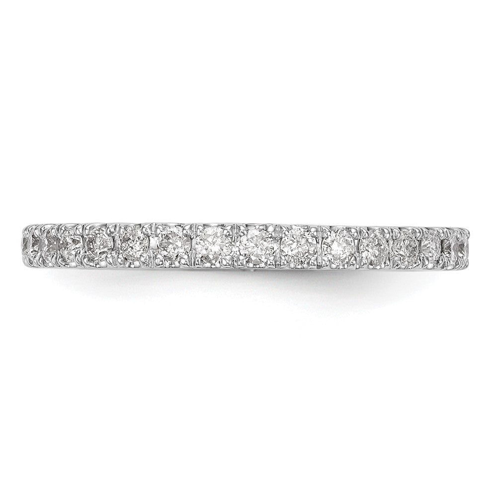14k White Gold 3/8 carat Lab Grown Diamond VS/SI+ G+ Complete Wedding Band