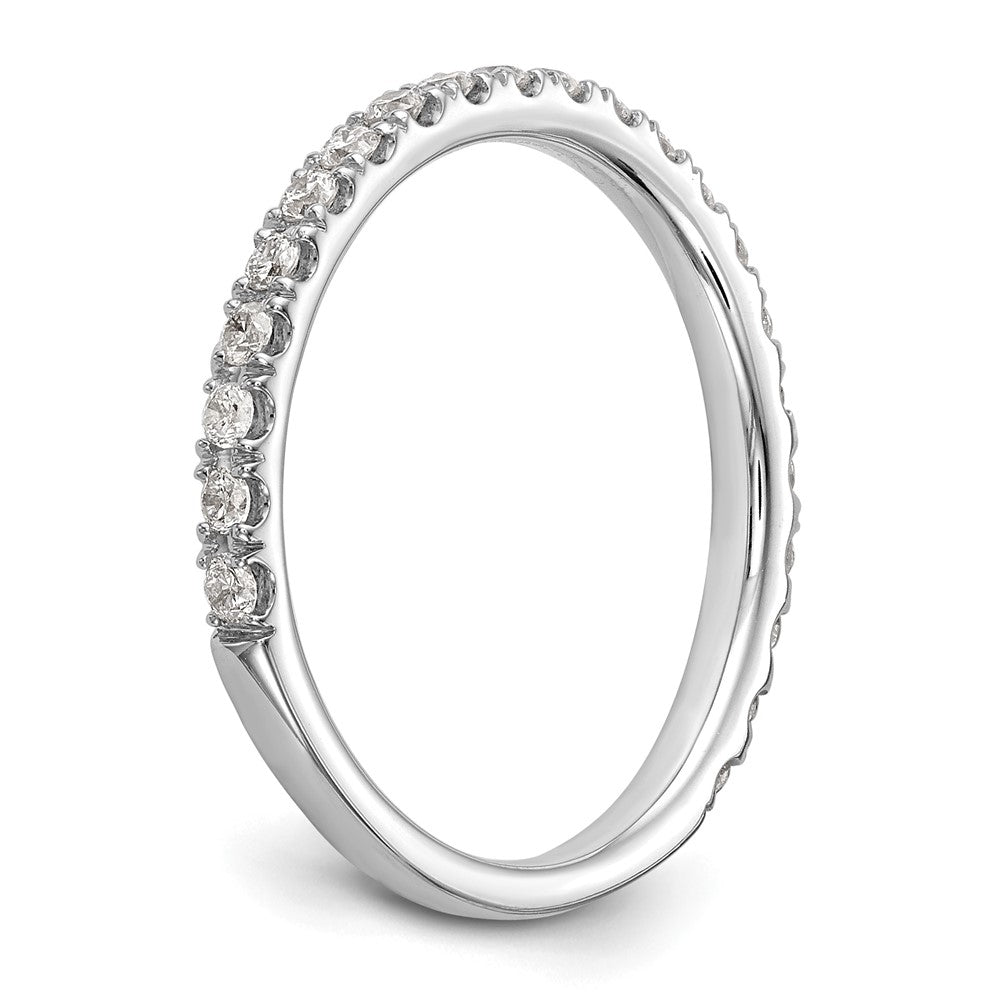 14k White Gold 3/8 carat Diamond Complete Wedding Band
