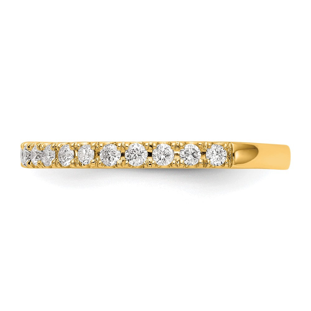 14k 3/8 carat Lab Grown Diamond VS/SI+ G+ Complete Wedding Band