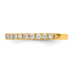 14k 3/8 carat Lab Grown Diamond VS/SI+ G+ Complete Wedding Band