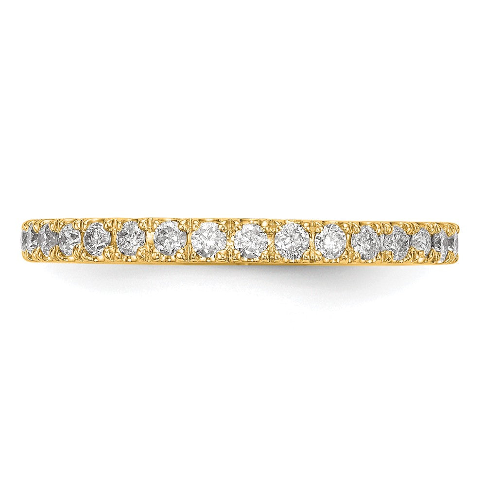 14k 3/8 carat Lab Grown Diamond VS/SI+ G+ Complete Wedding Band