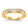14k Yellow Gold Diamond Wedding Band