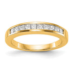 14k Yellow Gold Diamond Wedding Band