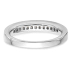 14k White Gold 1/2 carat Channel-set Princess Diamond Complete Wedding Band