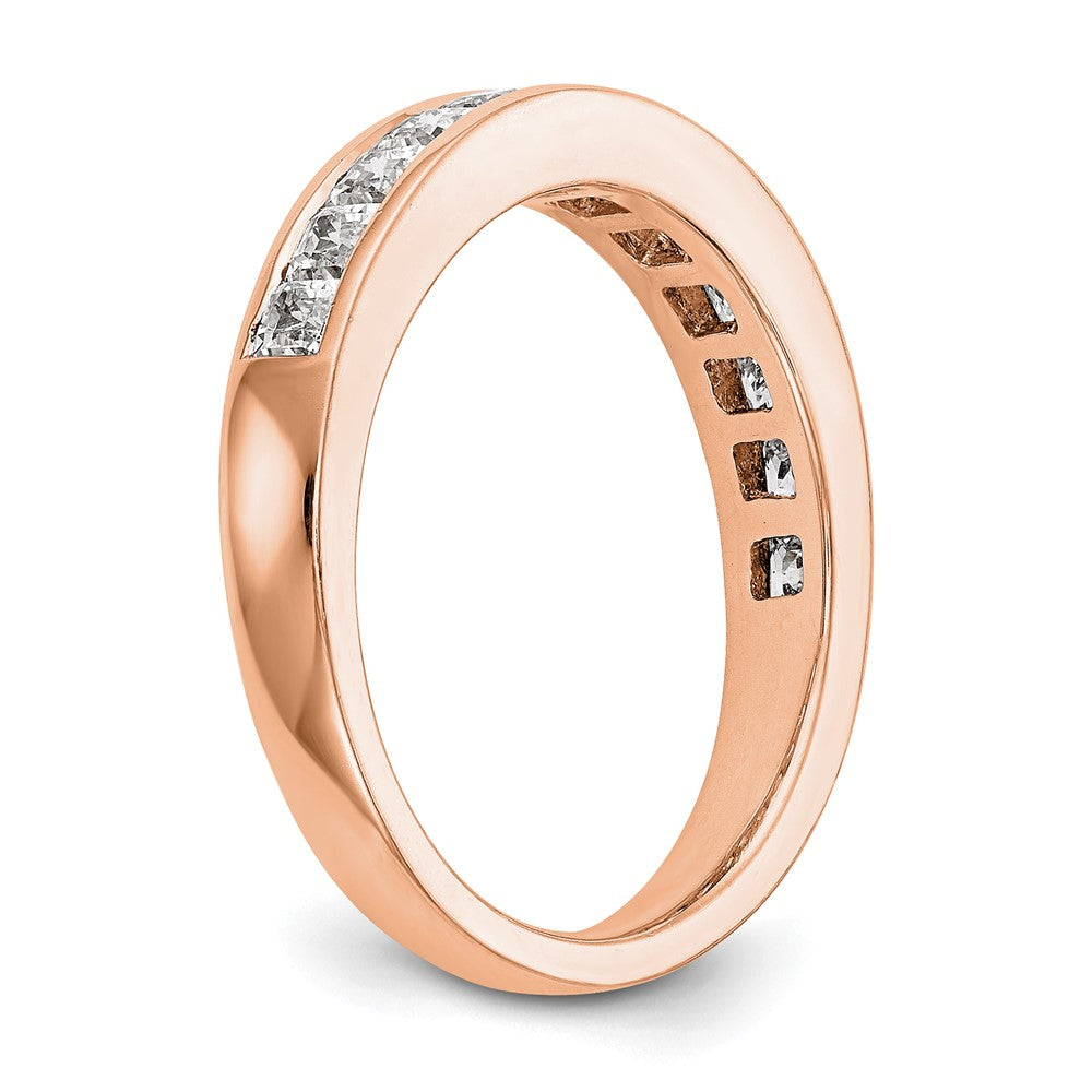 14k Rose Gold Diamond Wedding Band