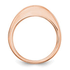 14k Rose Gold Diamond Wedding Band