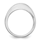 14k White Gold 1.16 carat Channel-set Princess Diamond Complete Wedding Band