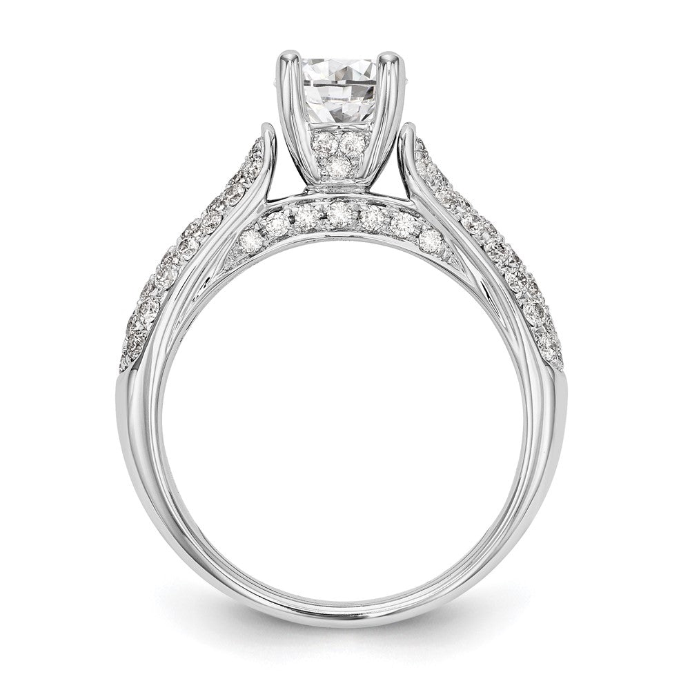 14kw Lab Grown Diamond VS/SI+ G+ Engagement Ring w/.75ct Center