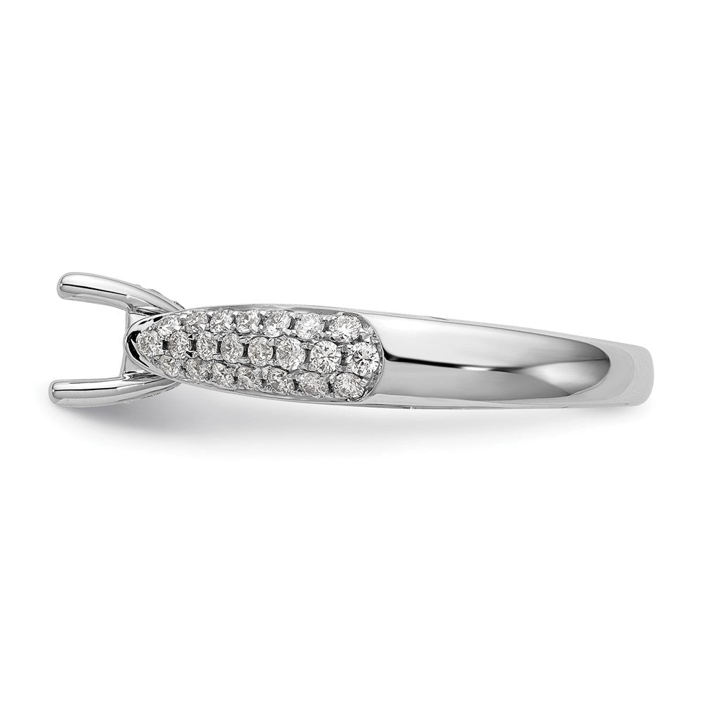 14kw Lab Grown Diamond VS/SI+ G+ Engagement Ring w/.75ct Center