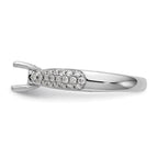 14kw Lab Grown Diamond VS/SI+ G+ Engagement Ring w/.75ct Center