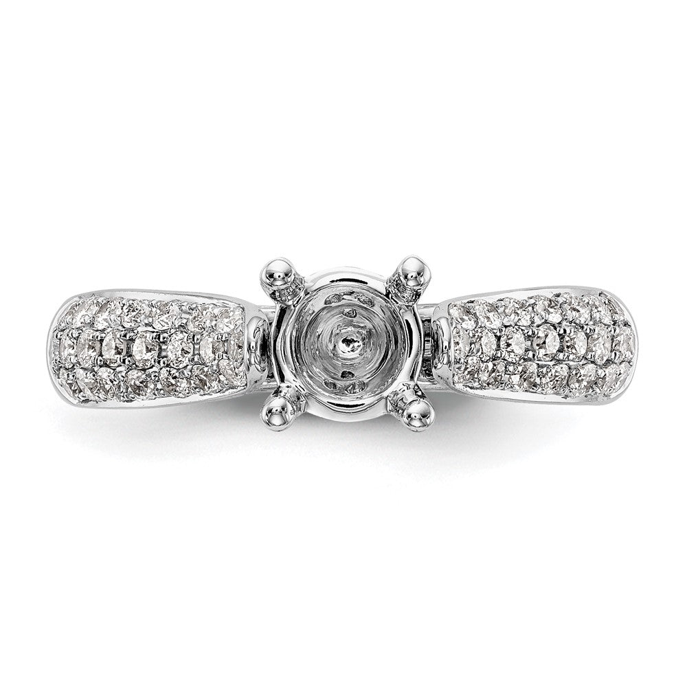 14kw Lab Grown Diamond VS/SI+ G+ Engagement Ring w/.75ct Center