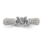 14kw Lab Grown Diamond VS/SI+ G+ Engagement Ring w/.75ct Center