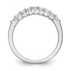 14k White Gold Diamond Wedding Band
