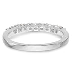 14k White Gold Diamond Wedding Band