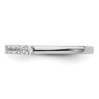 14k White Gold 1/2 carat Lab Grown Diamond VS/SI+ G+ Complete Wedding Band