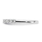 14k White Gold 1/2 carat Lab Grown Diamond VS/SI+ G+ Semi Mount Peg Set Engagement Ring