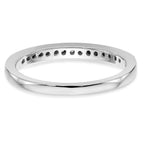 14k White Gold 1/4 carat Diamond Complete Wedding Band