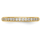 14k 1/4 carat Lab Grown Diamond VS/SI+ G+ Complete Wedding Band