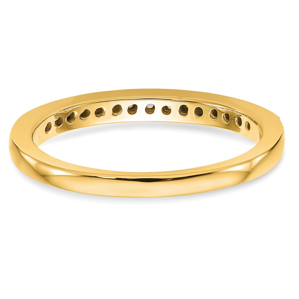 14k 1/4 carat Lab Grown Diamond VS/SI+ G+ Complete Wedding Band
