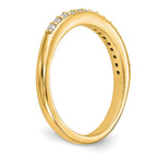 14k 1/4 carat Lab Grown Diamond VS/SI+ G+ Complete Wedding Band
