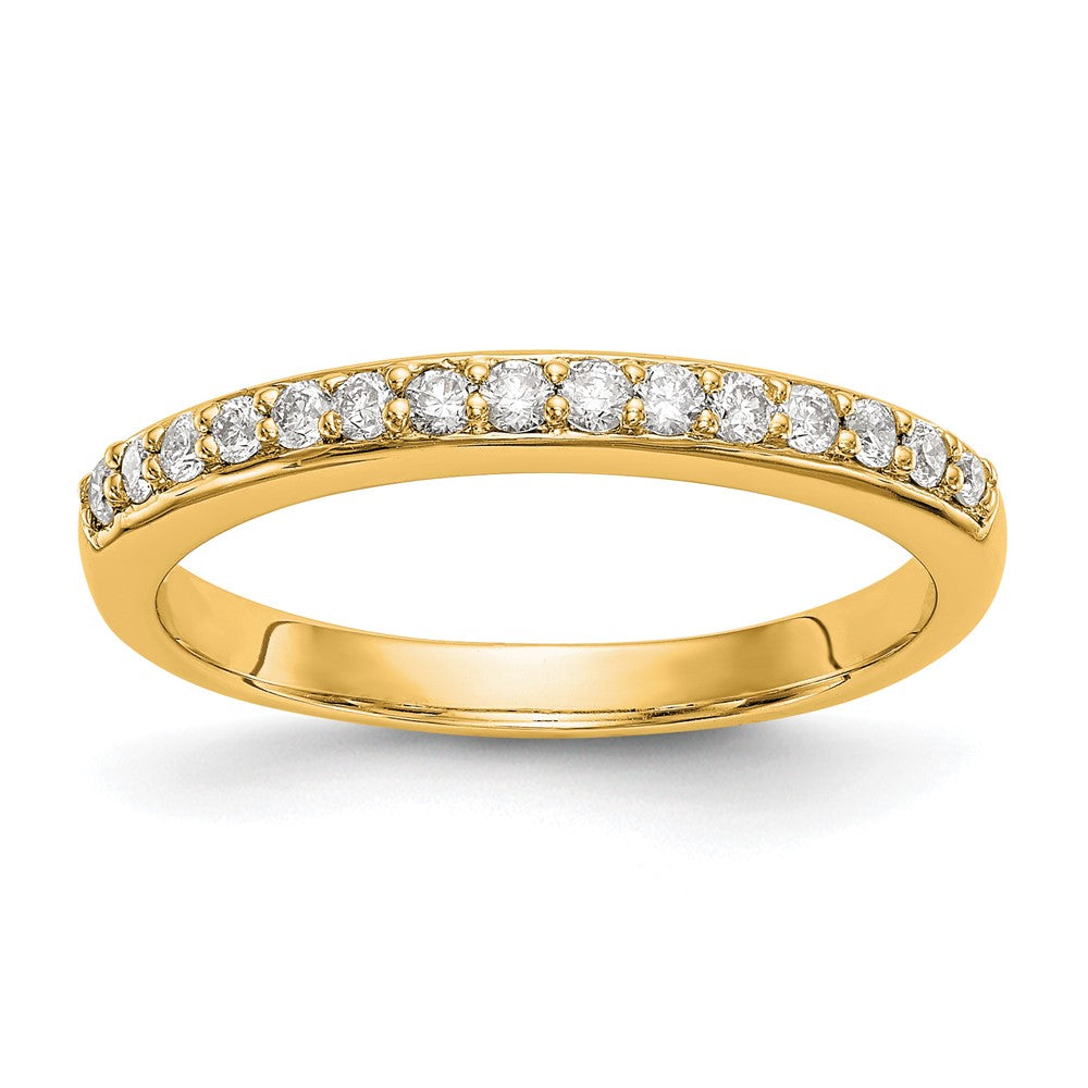 14k 1/4 carat Lab Grown Diamond VS/SI+ G+ Complete Wedding Band