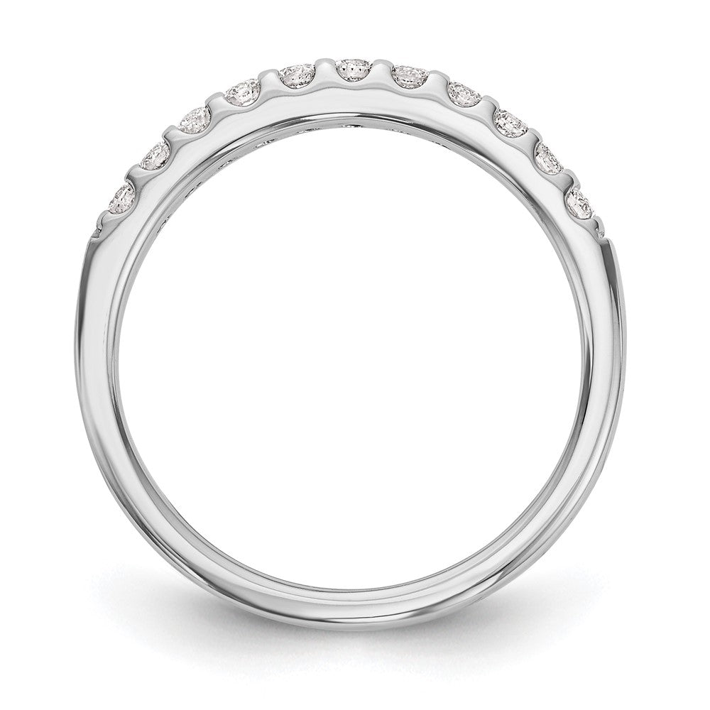 14k White Gold 1/3 carat Diamond Complete Wedding Band